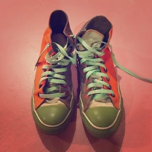Glow in the Dark Converse high tops